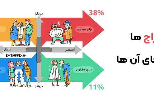 انواع مزاج ها و ویژگی های آنها
