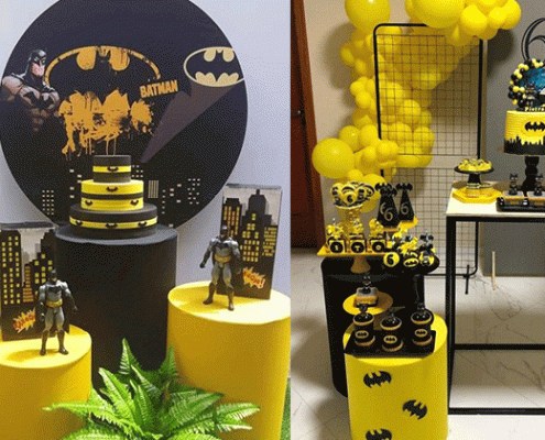 بادکنک آرایی تم تولد بتمن