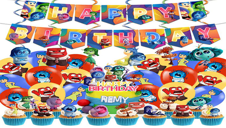 ایده‌ غذا و نوشیدنی تزیین تم تولد درون و بیرون