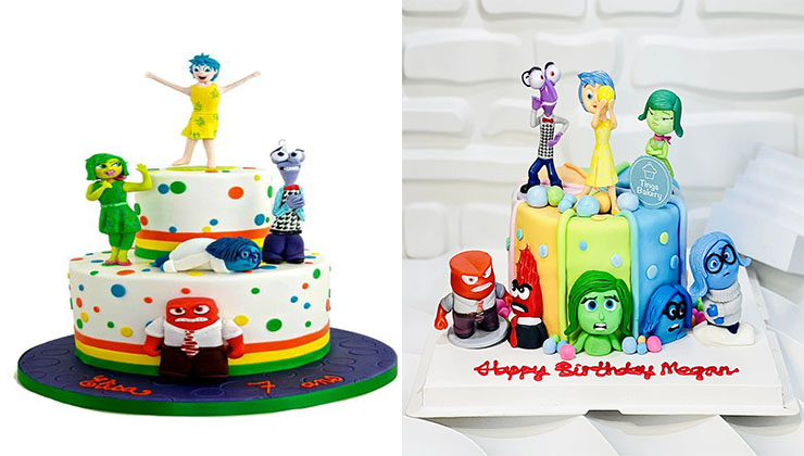 کیک تولد درون و بیرون (Inside Out)