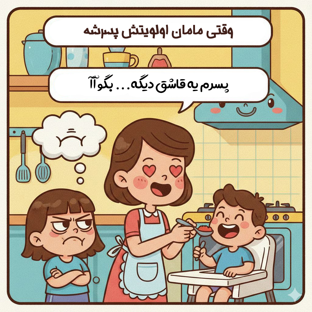 مادران واقعا پسرارو بیشتر دوست دارن ؟