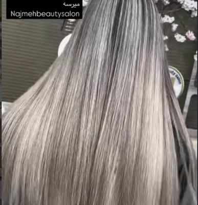 نمونه کار رنگ مو