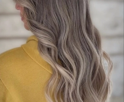 نمونه کار رنگ مو