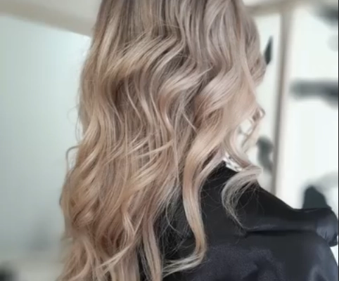 نمونه کار رنگ مو