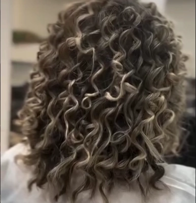 نمونه کار رنگ مو