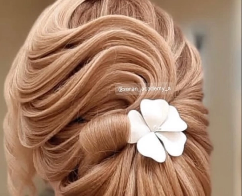 نمونه کار رنگ مو